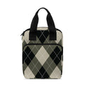 Diamond Shapes Argyle Pattern Print Bible Tote Bag