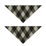 Diamond Shapes Argyle Pattern Print Dog Bandana