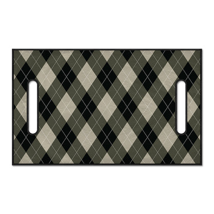 Diamond Shapes Argyle Pattern Print Golf Cart Seat Cover