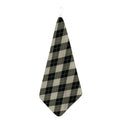 Diamond Shapes Argyle Pattern Print Hand Towel
