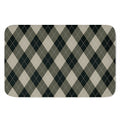 Diamond Shapes Argyle Pattern Print Indoor Door Mat