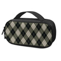 Diamond Shapes Argyle Pattern Print Portable Cooler Travel Case