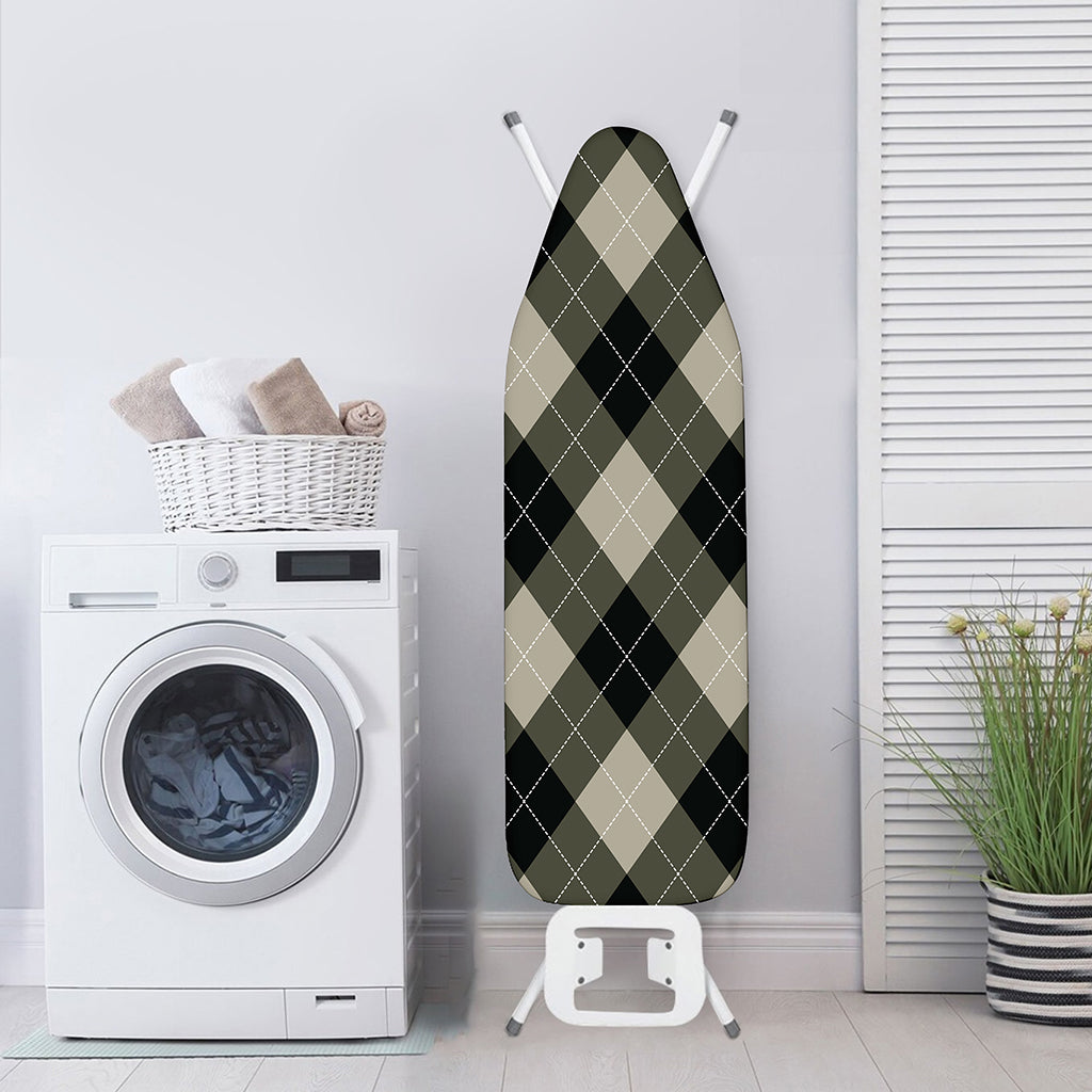 Diamond Shapes Argyle Pattern Print Ironing Board Cover