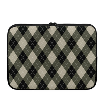 Diamond Shapes Argyle Pattern Print Laptop Sleeve