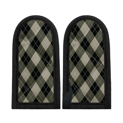Diamond Shapes Argyle Pattern Print Skillet Handle Cover