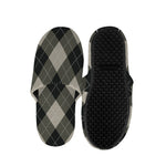 Diamond Shapes Argyle Pattern Print Slippers