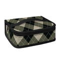 Diamond Shapes Argyle Pattern Print Small Lunch Bag
