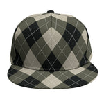 Diamond Shapes Argyle Pattern Print Snapback Cap