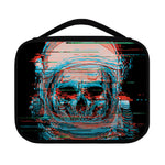 Digital Glitch Astronaut Skull Print Classic Bible Case
