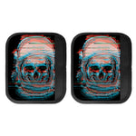 Digital Glitch Astronaut Skull Print Handle Covers