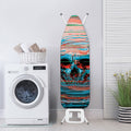 Digital Glitch Astronaut Skull Print Ironing Board Cover