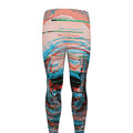 Digital Glitch Astronaut Skull Print Men's Leggings