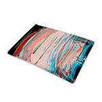 Digital Glitch Astronaut Skull Print Pet Cooling Mat Cover