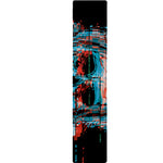 Digital Glitch Astronaut Skull Print Table Runner