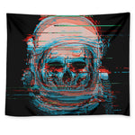 Glitch skull tapestry hot sale