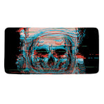 Digital Glitch Astronaut Skull Print Towel