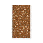 Dino Skeleton Fossil Pattern Print Baby Crib Sheet