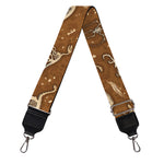 Dino Skeleton Fossil Pattern Print Bag Strap