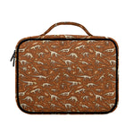 Dino Skeleton Fossil Pattern Print Briefcase Bible Bag