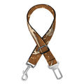 Dino Skeleton Fossil Pattern Print Dog Seat Belt