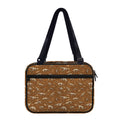 Dino Skeleton Fossil Pattern Print Double Strap Bible Bag