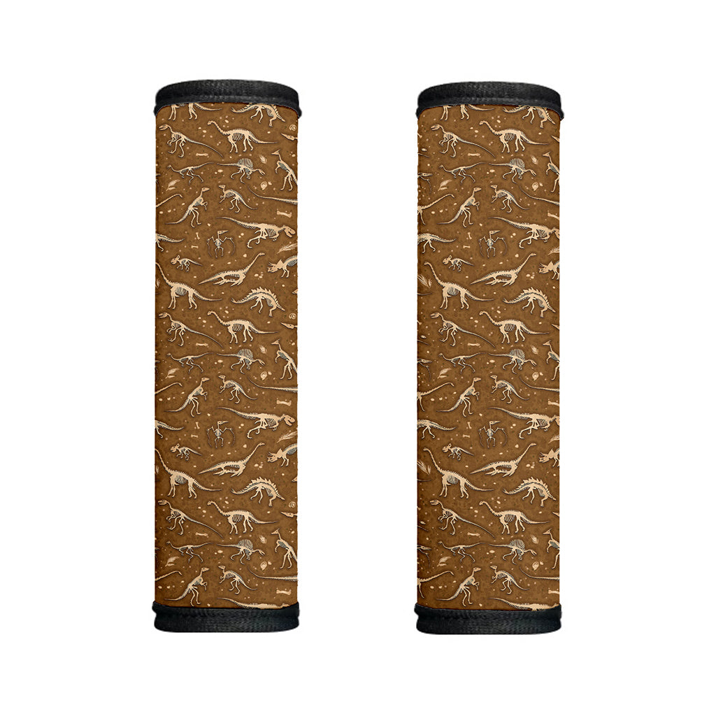 Dino Skeleton Fossil Pattern Print Handle Covers