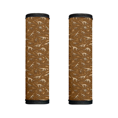 Dino Skeleton Fossil Pattern Print Handle Covers