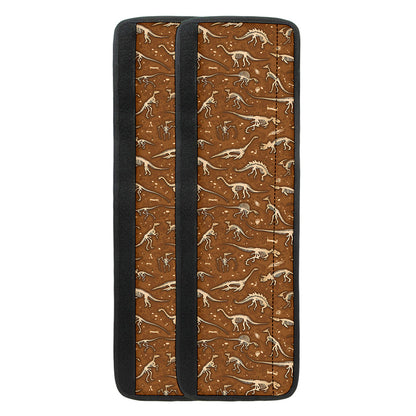 Dino Skeleton Fossil Pattern Print Refrigerator Handle Covers