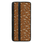 Dino Skeleton Fossil Pattern Print Refrigerator Handle Covers