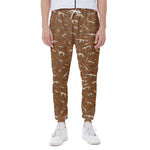 Dino Skeleton Fossil Pattern Print Scuba Joggers