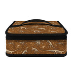Dino Skeleton Fossil Pattern Print Small Lunch Bag