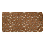 Dino Skeleton Fossil Pattern Print Towel