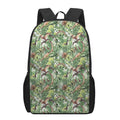 Dinosaur And Prehistoric Plants Print 17 Inch Backpack