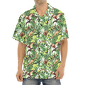 Dinosaur And Prehistoric Plants Print Aloha Shirt