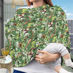 Dinosaur And Prehistoric Plants Print Baby Seat Cover