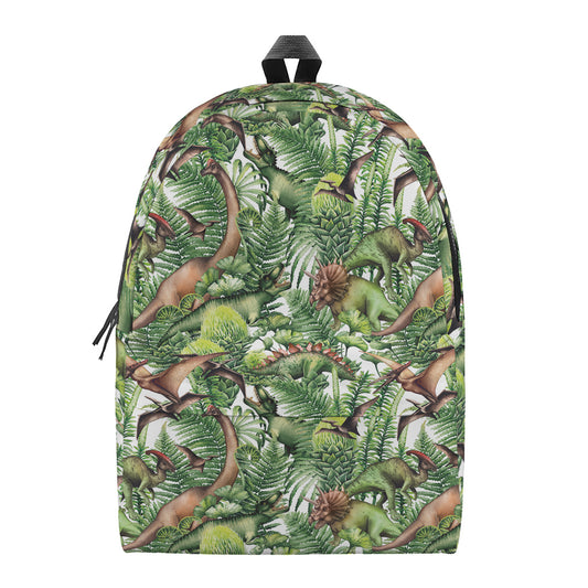 Dinosaur And Prehistoric Plants Print Backpack