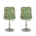 Dinosaur And Prehistoric Plants Print Bar Stool Covers