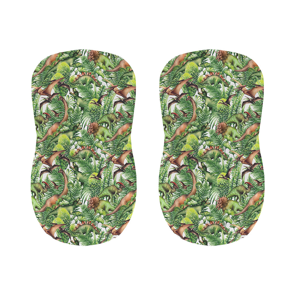 Dinosaur And Prehistoric Plants Print Bar Stool Covers