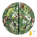 Dinosaur And Prehistoric Plants Print Basketball
