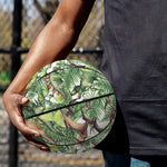 Dinosaur And Prehistoric Plants Print Basketball