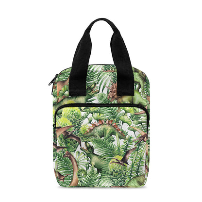 Dinosaur And Prehistoric Plants Print Bible Tote Bag