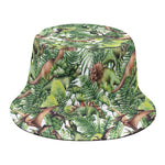 Dinosaur And Prehistoric Plants Print Bucket Hat