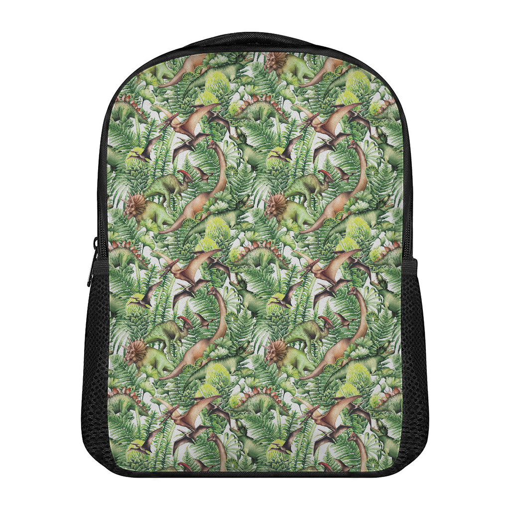 Dinosaur And Prehistoric Plants Print Casual Backpack