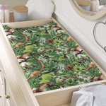 Dinosaur And Prehistoric Plants Print Changing Pad Cover
