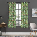 Dinosaur And Prehistoric Plants Print Grommet Curtain Panels