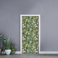 Dinosaur And Prehistoric Plants Print Door Sticker