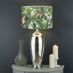 Dinosaur And Prehistoric Plants Print Drum Lamp Shade