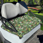 Dinosaur And Prehistoric Plants Print Golf Cart Seat Cover