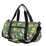 Dinosaur And Prehistoric Plants Print Gym Bag