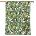 Dinosaur And Prehistoric Plants Print House Flag